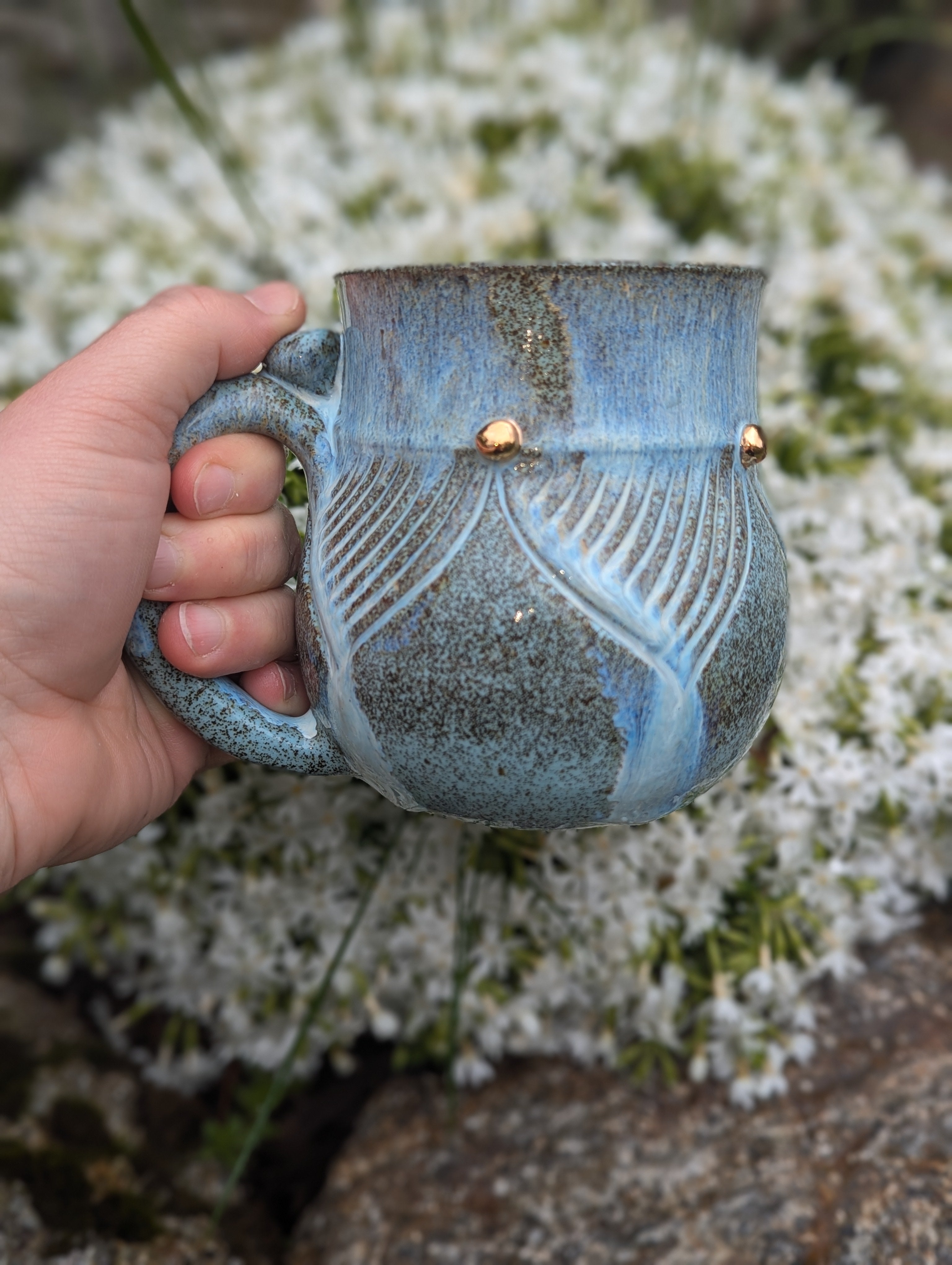 Ice Blue Mug/Bowl Set