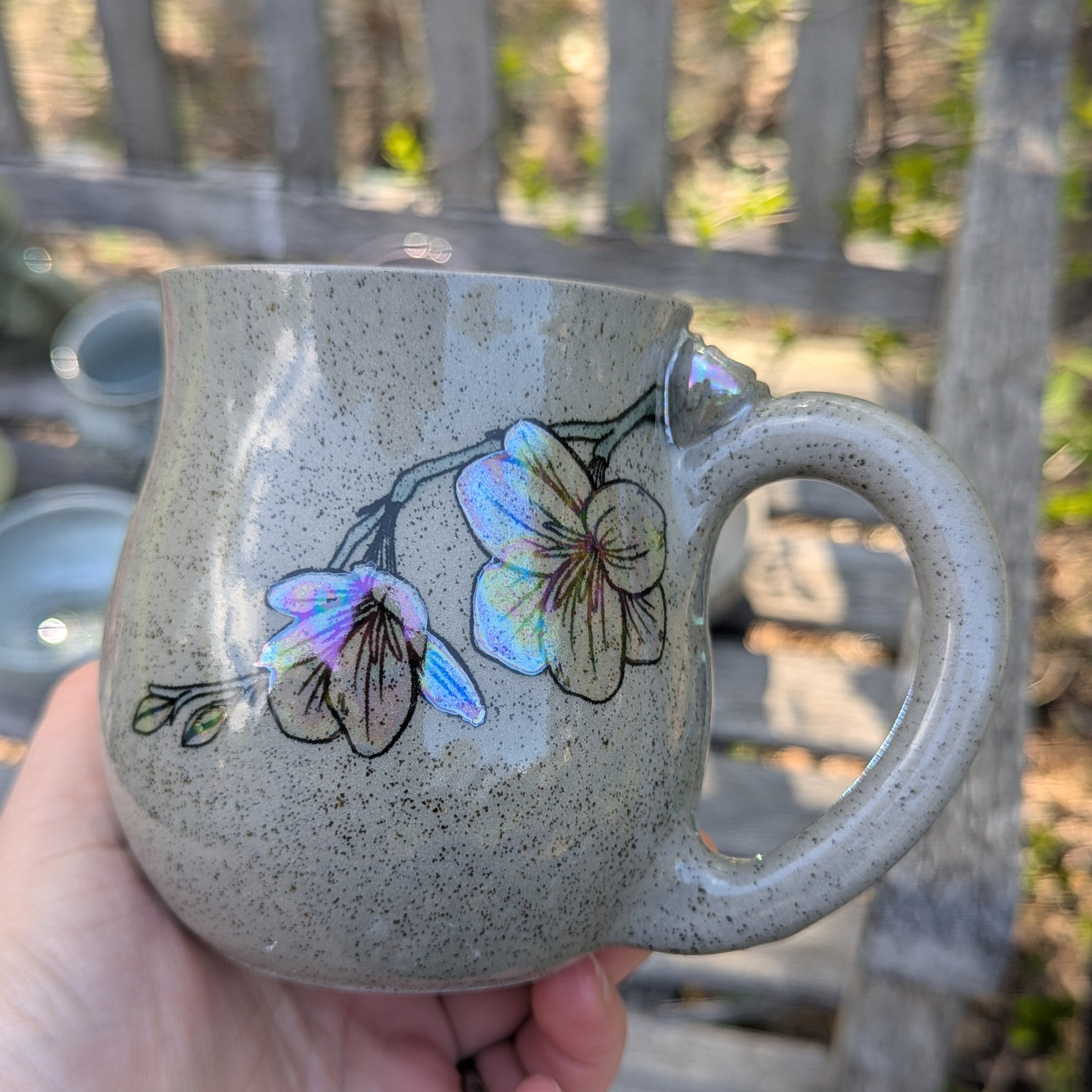Grey Apple Blossom/Daisy Set