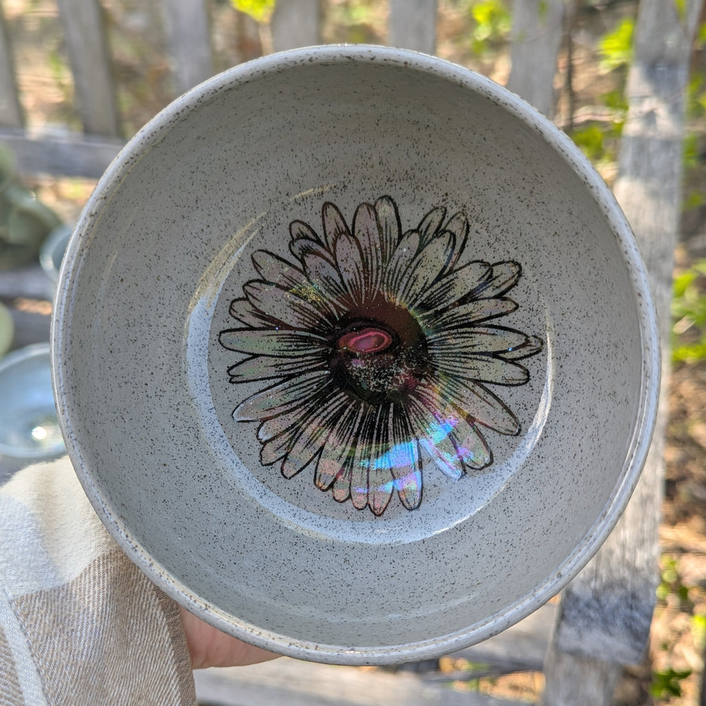 Grey Apple Blossom/Daisy Set