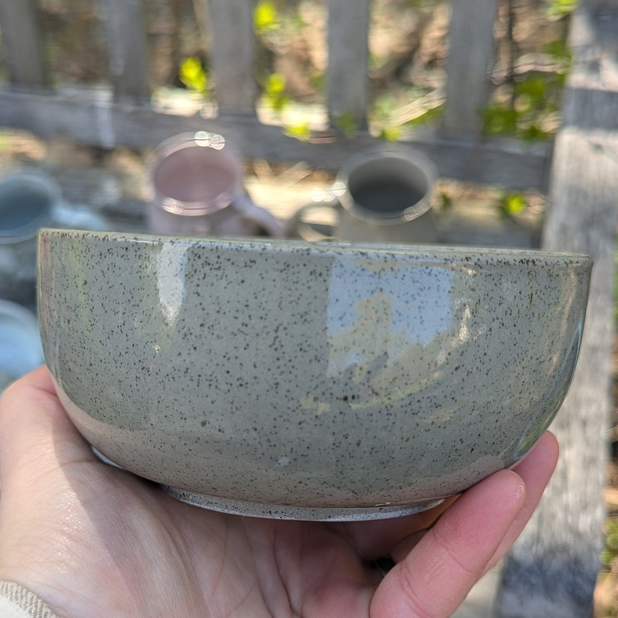 Grey Apple Blossom/Daisy Set